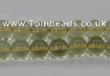 CLQ51 15.5 inches 8mm round natural lemon quartz beads wholesale