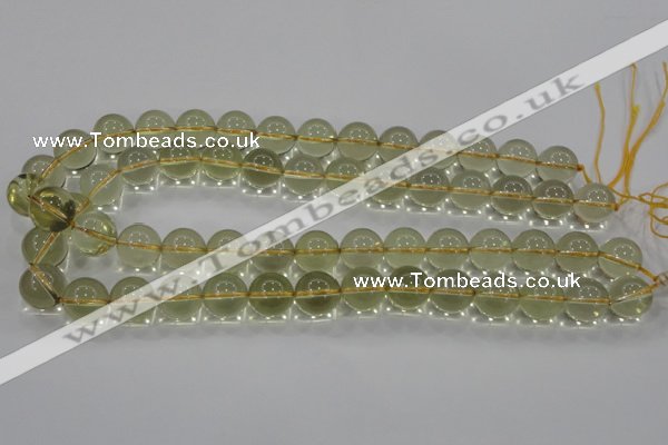 CLQ51 15.5 inches 8mm round natural lemon quartz beads wholesale