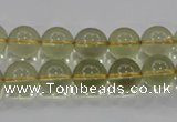 CLQ52 15.5 inches 10mm round natural lemon quartz beads wholesale