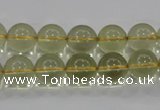 CLQ52 15.5 inches 10mm round natural lemon quartz beads wholesale