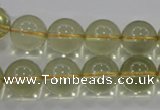 CLQ54 15.5 inches 14mm round natural lemon quartz beads wholesale
