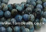 CLR02 16 inches 8mm round larimar gemstone beads wholesale