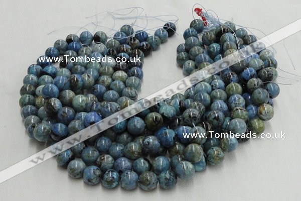 CLR03 16 inches 10mm round larimar gemstone beads wholesale