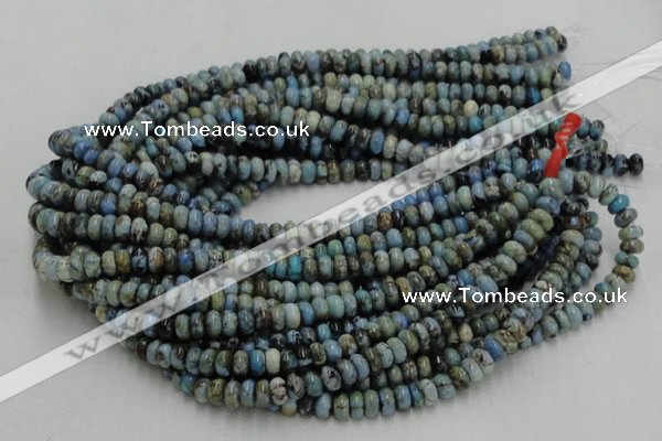 CLR06 16 inches 5*8mm rondelle larimar gemstone beads wholesale