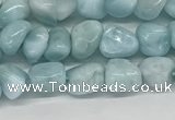 CLR134 15.5 inches 3*4mm - 4*6mm chips natural larimar gemstone beads