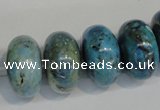 CLR204 15.5 inches 12*20mm rondelle larimar gemstone beads