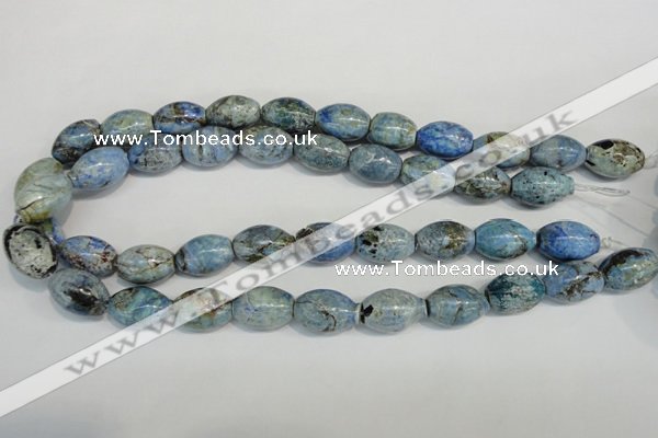 CLR206 15.5 inches 13*18mm rice larimar gemstone beads