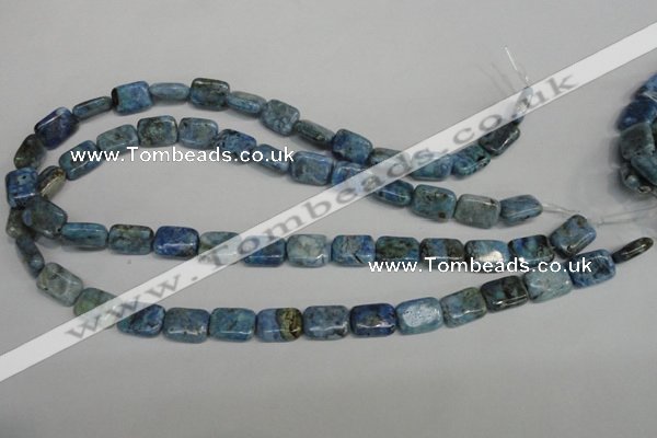 CLR220 15.5 inches 10*14mm rectangle larimar gemstone beads