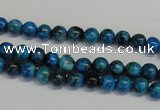 CLR300 15.5 inches 4mm round dyed larimar gemstone beads