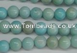 CLR351 15.5 inches 6mm round dyed larimar gemstone beads