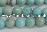 CLR352 15.5 inches 8mm round dyed larimar gemstone beads