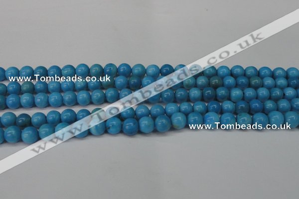 CLR400 15.5 inches 4mm round dyed larimar gemstone beads