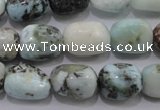 CLR52 15.5 inches 10*12mm – 12*16mm nuggets natural larimar beads