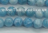 CLR602 15.5 inches 8mm round imitation larimar beads wholesale