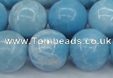 CLR606 15.5 inches 16mm round imitation larimar beads wholesale