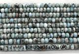 CLR626 15.5 inches 4*6mm rondelle larimar gemstone beads