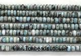 CLR627 15.5 inches 5*8mm rondelle larimar gemstone beads