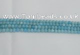 CLR70 15.5 inches 6mm round imitation larimar beads wholesale