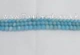 CLR71 15.5 inches 8mm round imitation larimar beads wholesale