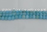 CLR73 15.5 inches 12mm round imitation larimar beads wholesale