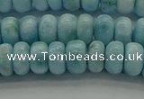 CLR79 15.5 inches 4*7mm rondelle natural larimar gemstone beads