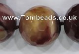 CLS07 15.5 inches 30mm faceted round large mookaite gemstone beads