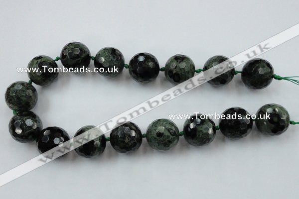 CLS107 15.5 inches 25mm faceted round kambaba jasper beads