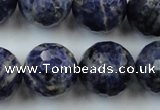 CLS152 15.5 inches 20mm faceted round sodalite gemstone beads