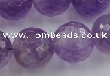 CLS153 15.5 inches 20mm faceted round lavender amethyst beads