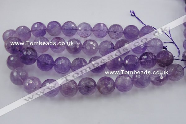 CLS153 15.5 inches 20mm faceted round lavender amethyst beads