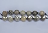 CLS200 7.5 inches 25mm round large chrysanthemum agate beads