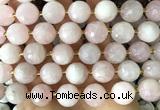 CLS410 15 inches 16mm faceted round rose quartz gemstone beads