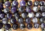 CLS412 15 inches 16mm faceted round amethyst gemstone beads