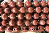 CLS421 15 inches 16mm faceted round red jasper gemstone beads