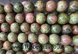 CLS642 15 inches 16mm round unakite gemstone beads wholesale