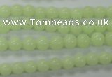 CLU02 15.5 inches 6mm round luminous stone beads wholesale