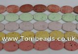 CLV305 15.5 inches 20*30mm oval lava beads wholesale