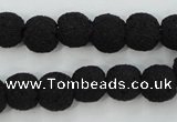 CLV379 15.5 inches 10mm ball dyed lava beads wholesale