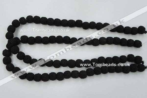 CLV379 15.5 inches 10mm ball dyed lava beads wholesale