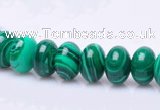 CMA17 7*10mm roundel imitate malachite gemstone beads wholesale