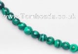 CMA19 15.5 inches 5mm round imitate malachite beads Wholesale