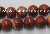 CMA205 15.5 inches 14mm round red malachite beads wholesale