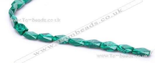 CMA23 8*14mm faceted oval imitate malachite beads Wholesale