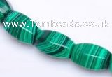 CMA26 10*14mm faceted drum imitate malachite beads Wholesale