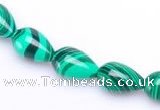 CMA30 8*12mm teardrop imitate malachite beads wholesale