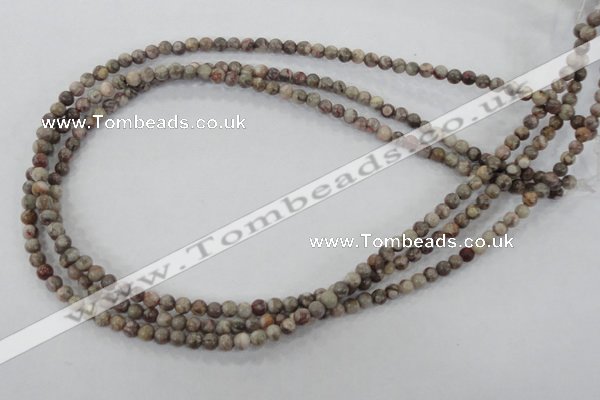 CMB01 15.5 inches 4mm round natural medical stone beads wholesale