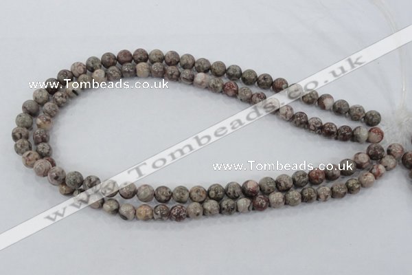 CMB03 15.5 inches 8mm round natural medical stone beads wholesale