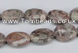 CMB16 15.5 inches 12*16mm oval natural medical stone beads