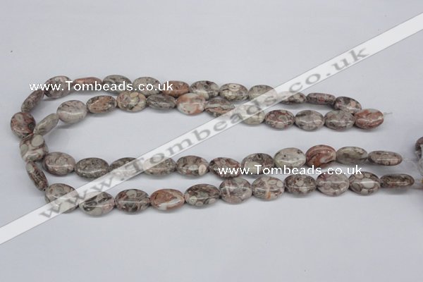 CMB16 15.5 inches 12*16mm oval natural medical stone beads