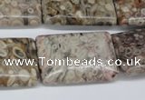 CMB28 15.5 inches 20*30mm rectangle natural medical stone beads